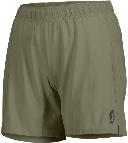 Scott Womens Shorts Endurance LT Hardloopshort (Dames |olijfgroen)