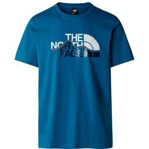 The North Face S/S Mountain Line Tee T-shirt (Heren |blauw)
