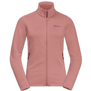 Jack Wolfskin Womens Kolbenberg Fullzip Fleece Jacket Fleecevest (Dames |roze)