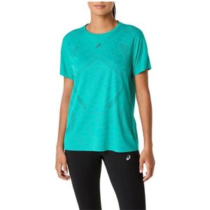 Asics Womens Metarun S/S Top Hardloopshirt (Dames |turkoois)