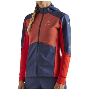 Maloja Womens NeshaM Langlaufjas (Dames |blauw/rood)