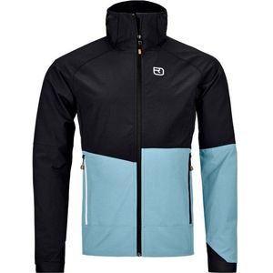 Ortovox Punta Berrino Hooded Jacket Softshelljack (Heren |zwart)