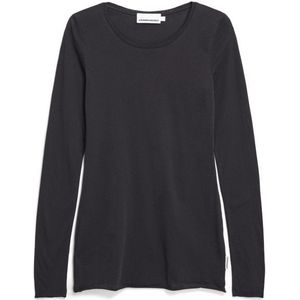 ARMEDANGELS Womens Einiaara Soft Longsleeve (Dames |grijs/zwart)