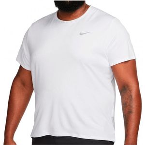 Nike Dri-FIT UV Miler Hardloopshirt (Heren |wit)