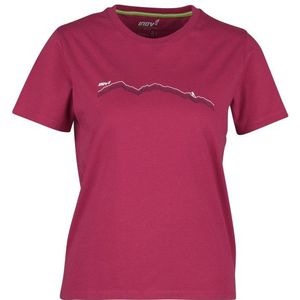 Inov-8 Womens Graphic Tee S/S Ridge T-shirt (Dames |roze)