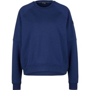 Stoic Womens MerinoFleece335 MMXX Lulea Crew Merinotrui (Dames |blauw)
