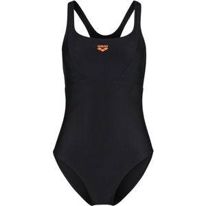 Arena Womens Solid Swimsuit Control Pro Back B Badpak (Dames |zwart)