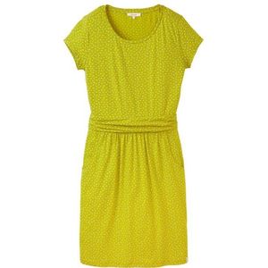 Tranquillo Womens Tailliertes Minikleid aus Jersey Jurk (Dames |geel)