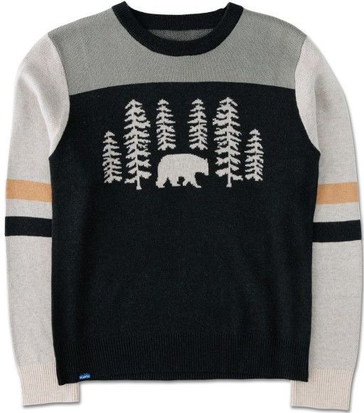 KAVU - Hillrose - Trui - Zwart/Grijs