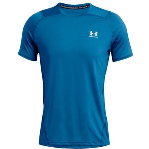 Under Armour HG Armour Fitted S/S Hardloopshirt (Heren |blauw)