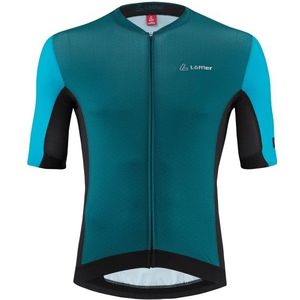 Löffler Bike Jersey Full-Zip Core Hotbond Fietsshirt (Heren |blauw)