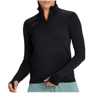 HOKA Womens 1/2 Zip Hardloopshirt (Dames |zwart)