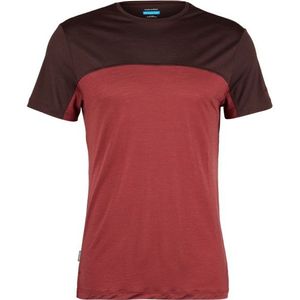 Icebreaker Merino 125 Cool-Lite Sphere III S/S CB Merinoshirt (Heren |rood)