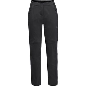 Jack Wolfskin Womens Glastal Zip Off Pants Afritsbroek (Dames |zwart)