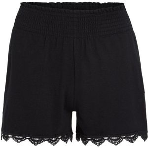 ONeill Womens Essentials Ava Smocked Shorts Short (Dames |zwart)