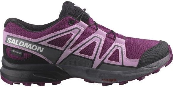 Salomon Kids Speedcross CSWP Multisportschoenen (Kinderen |grijs |waterdicht)