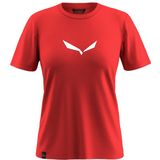 Salewa Womens Solid Dri-Release S/S Tee T-shirt (Dames |rood)