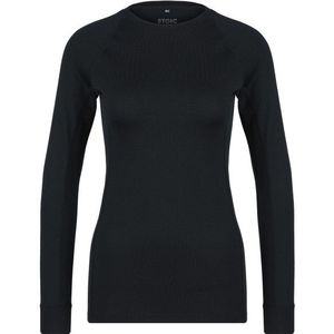 Stoic Womens Merino240 BengtSt L/S Merino-ondergoed (Dames |zwart)