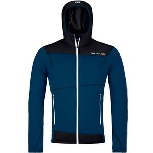 Ortovox - Fleece Light Hoody - Fleecevest - Blauw - 67% Polyester, 26% Wol, 7% Elastaan