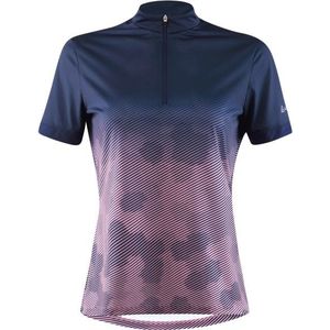 Löffler - Maja - Fietsshirt - Blauw - Half-Zip