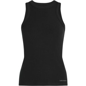 Icebreaker Womens Merino Rib Lotus Tank Tanktop (Dames |zwart)