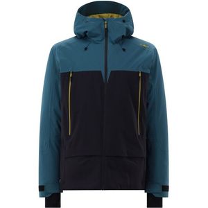 CMP Jacket Fix Hood 3 Layer Ski-jas (Heren |blauw/zwart |waterdicht)
