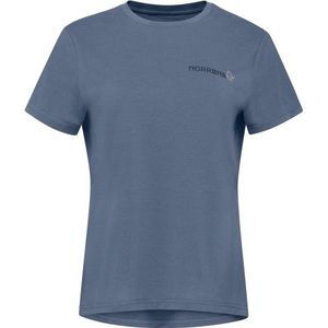 Norrona Womens Femund Tech T-Shirt Sportshirt (Dames |blauw)