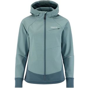 Craft Womens ADV Backcountry Hybrid Jacket Langlaufjas (Dames |turkoois |waterdicht)