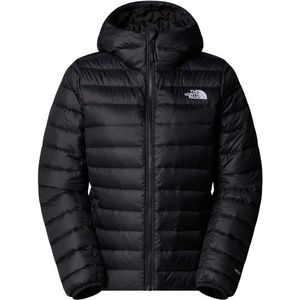 The North Face Womens Classic Down Hooded Jacket Donsjack (Dames |zwart)
