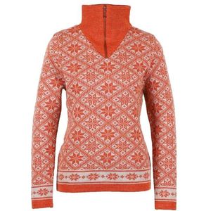 Flomax Womens Troyer Svea Wollen trui (Dames |roze)