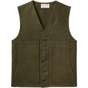 Filson Mackinaw Wool Vest Wollen bodywarmer (Heren |olijfgroen)