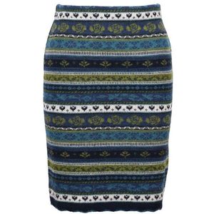 Flomax Womens Strickrock Oda Rok (Dames |blauw)