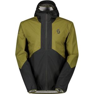Scott Explorair Light Dryo 25 Layer Jacket Regenjas (Heren |zwart/olijfgroen |waterdicht)
