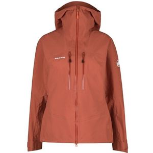 Mammut Womens Taiss HS Hooded Jacket Regenjas (Dames |rood |waterdicht)