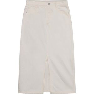 KnowledgeCotton Apparel Womens Mid Length H Twill Skirt Rok (Dames |grijs)