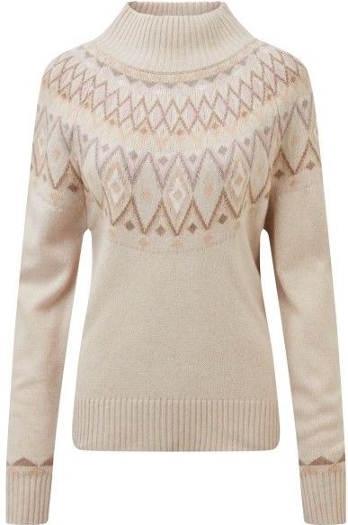 Sherpa - Indu Mock Neck - Trui - Beige