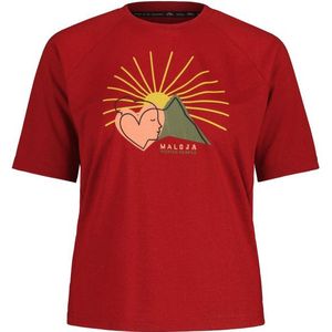 Maloja Womens DambelM Sportshirt (Dames |rood)