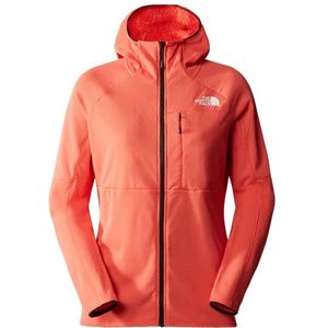 The North Face Womens Summit Futurefleece Fullzip Hoodie Fleecevest (Dames |rood)