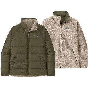 Patagonia - Reversible Silent Down Jacket - Kaki/Beige - Gerecycled Polyester
