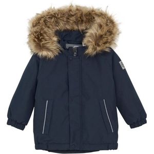 Color Kids Babys Parka with Fake Fur Winterjack (Kinderen |blauw |waterdicht)