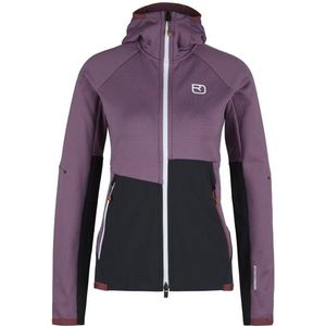 Ortovox Womens Fleece Rib Hoody Fleecevest (Dames |purper)