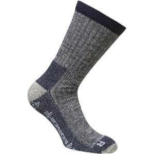 Alpacasocks&Co Merino Hiking 2-Pack Wandelsokken (grijs/wit)