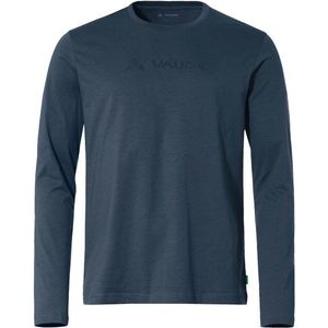 Vaude Logo L/S T-Shirt Longsleeve (Heren |blauw)