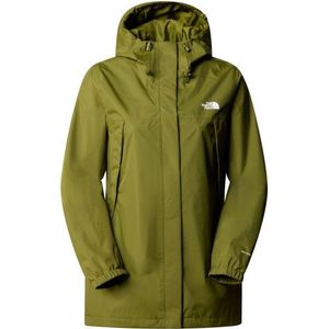 The North Face Womens Antora Parka Lange jas (Dames |olijfgroen |waterdicht)