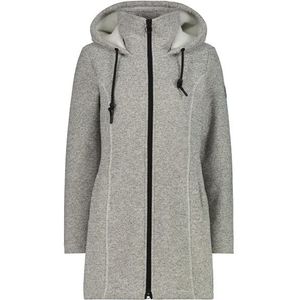 CMP - Parka Fix Hood - Fleecevest - Grijs