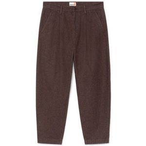 Timberland - Claremont - Geplooide Chino Broek - Bruin - Casual - Katoen