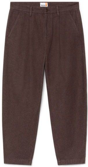 Timberlandvoor mannen. TB0A5M3PG561 Claremont bruine geplooide chino broek (29/32), Casual, Katoen