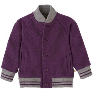 disana Kids College-Jacke Wollen vest (Kinderen |purper)