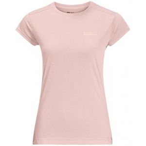Jack Wolfskin Womens Prelight S/S Sportshirt (Dames |roze)