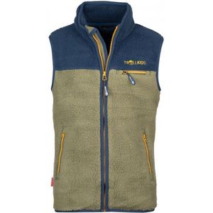 Trollkids Kids Hemsedal Vest Fleecebodywarmer (Kinderen |olijfgroen)